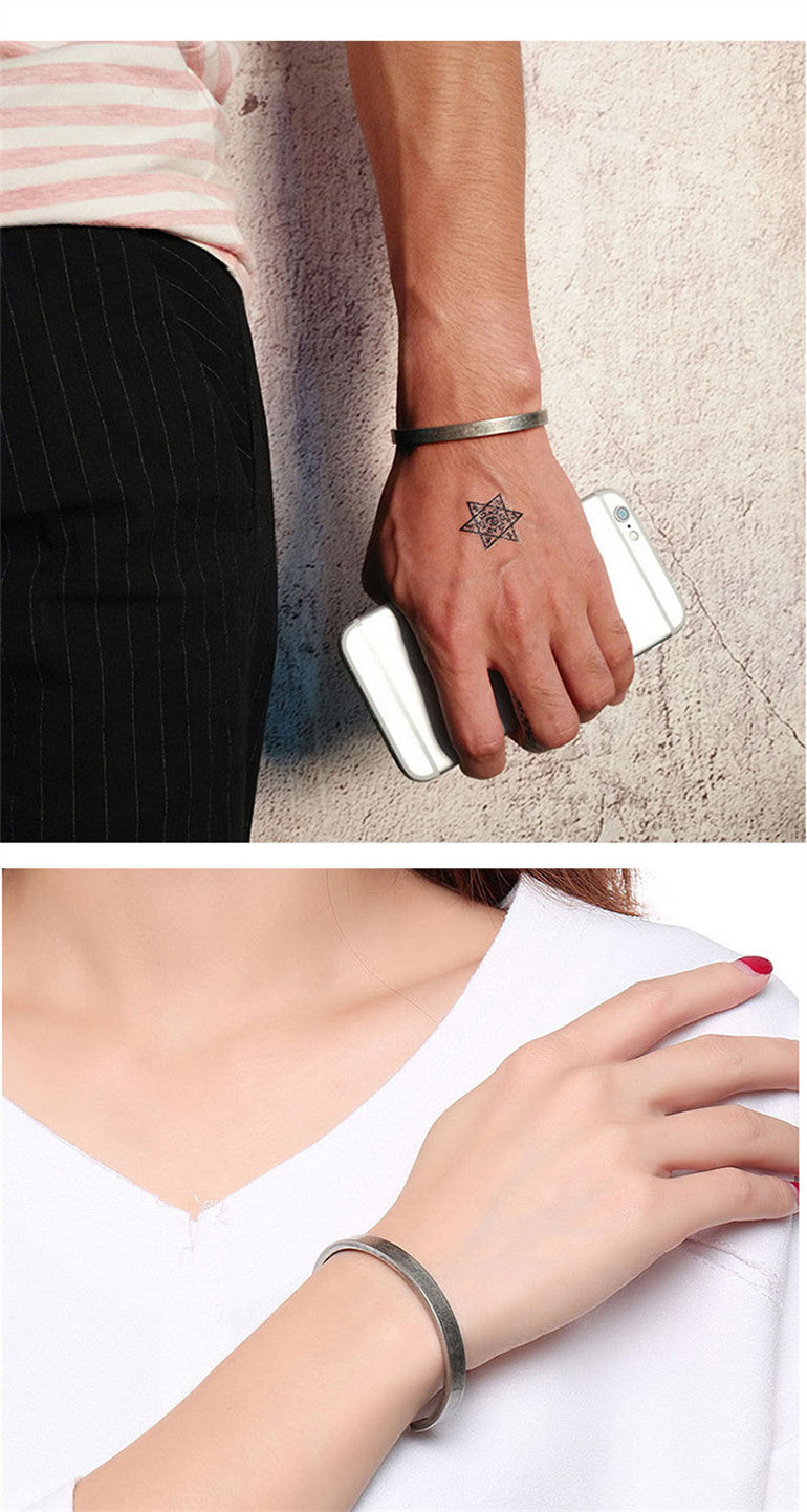 "Vintage" Steel Bracelet